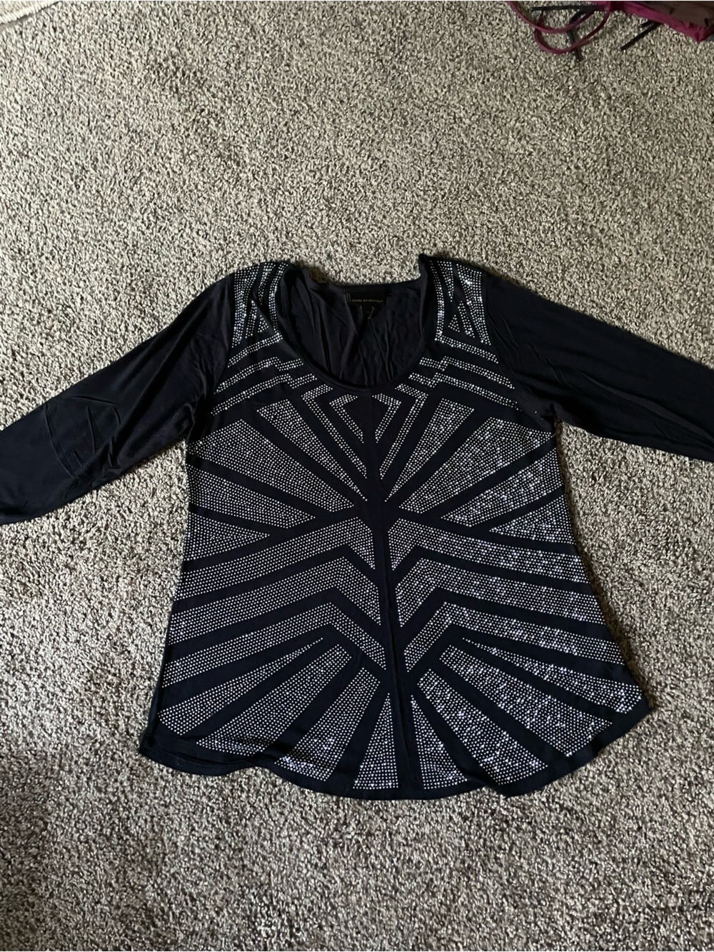"i jeans by Buffalo" rhinestone graphic top, and pants. Selling as a set.